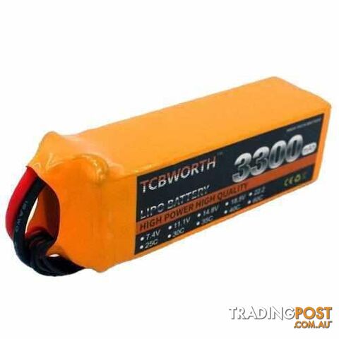 TCBWORTH 6S 22.2V 3300mAh 60C Lipo Battery - DRX-31419851702308
