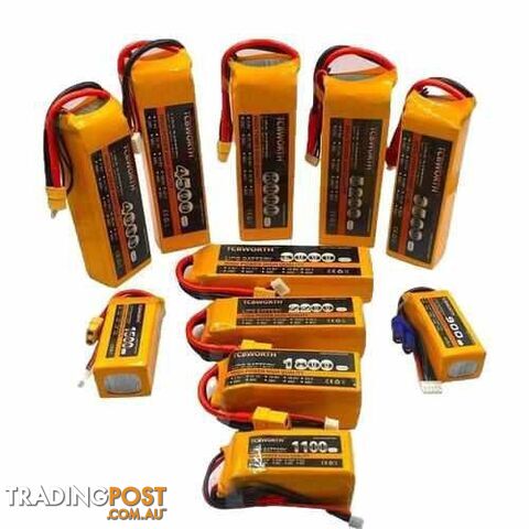 TCBWORTH 5S 18.5V 1100mAh 1500mAh 2600mAh 3000mAh 3800mAh 5000mAh 30C 40C  Lipo Battery - DRX-31419824996388