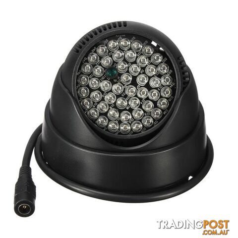 48 LED Fake Illuminator Light Lamp CCTV IR Infrared Security Fake Camera Night Vision(black) - 06908634760304 - RTT-kogSKU166540