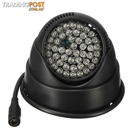 48 LED Fake Illuminator Light Lamp CCTV IR Infrared Security Fake Camera Night Vision(black) - 06908634760304 - RTT-kogSKU166540