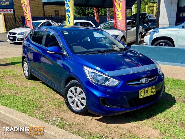 2016 HYUNDAI ACCENT RB4MY16 ACTIVE HATCHBACK