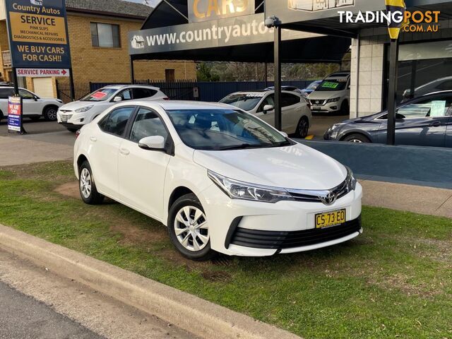 2018 TOYOTA COROLLA ZRE172R ASCENT SEDAN