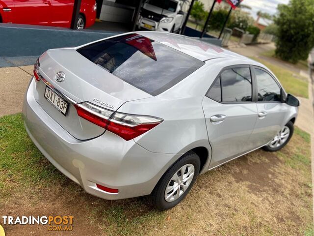 2018 TOYOTA COROLLA ZRE172R ASCENT SEDAN