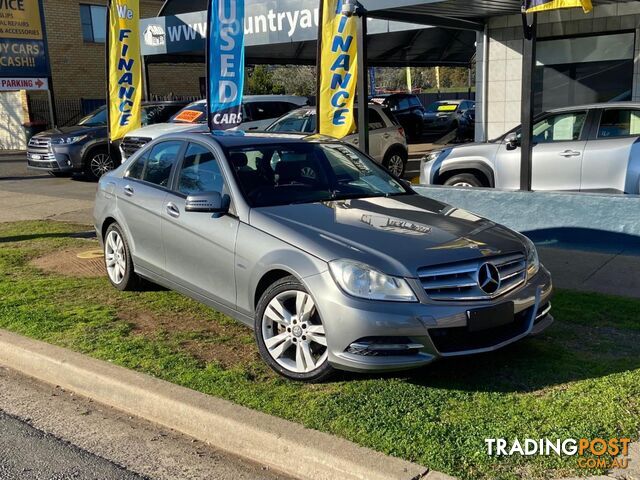 2012 MERCEDES-BENZ C-CLASS W204MY12 C200BLUEEFFICIENCY SEDAN