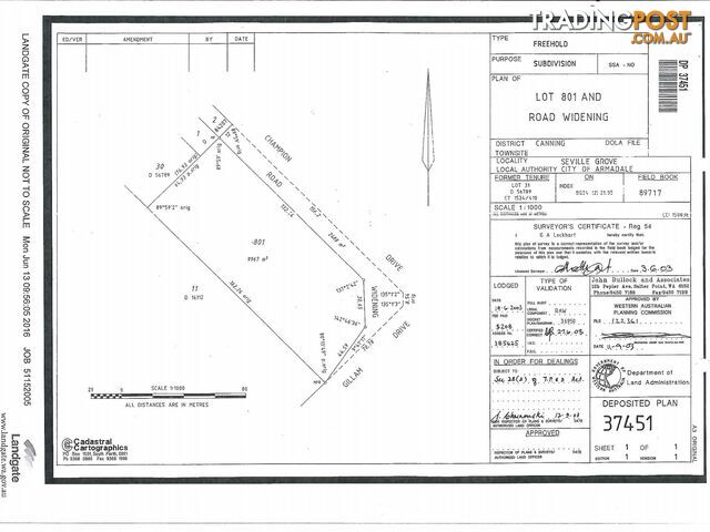 Lot 801 Gillam Drive SEVILLE GROVE WA 6112