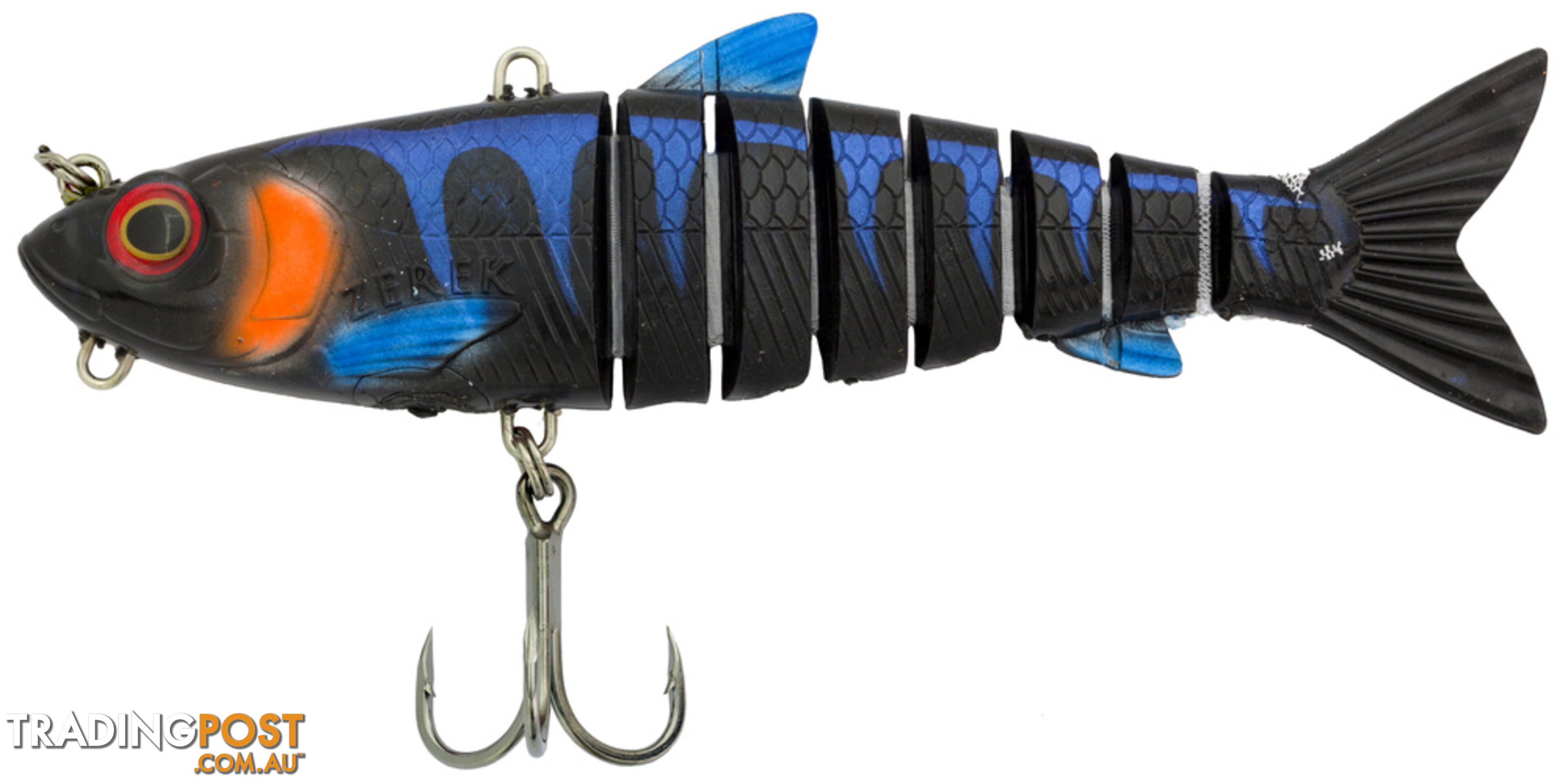 Zerek 8" swimbait (midnight storm)