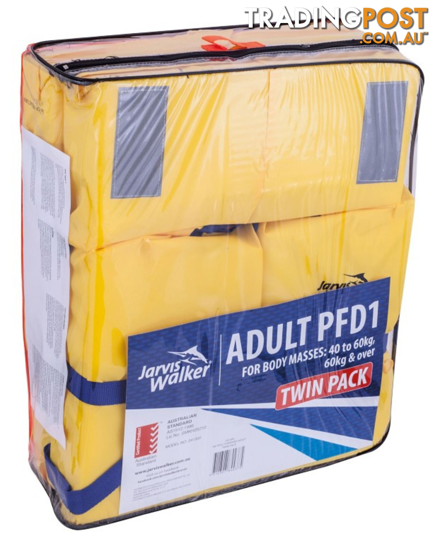 Jarvis Walker Block PFD's - Twin Pack - Jw-PFD-Adult-2Pack-241300