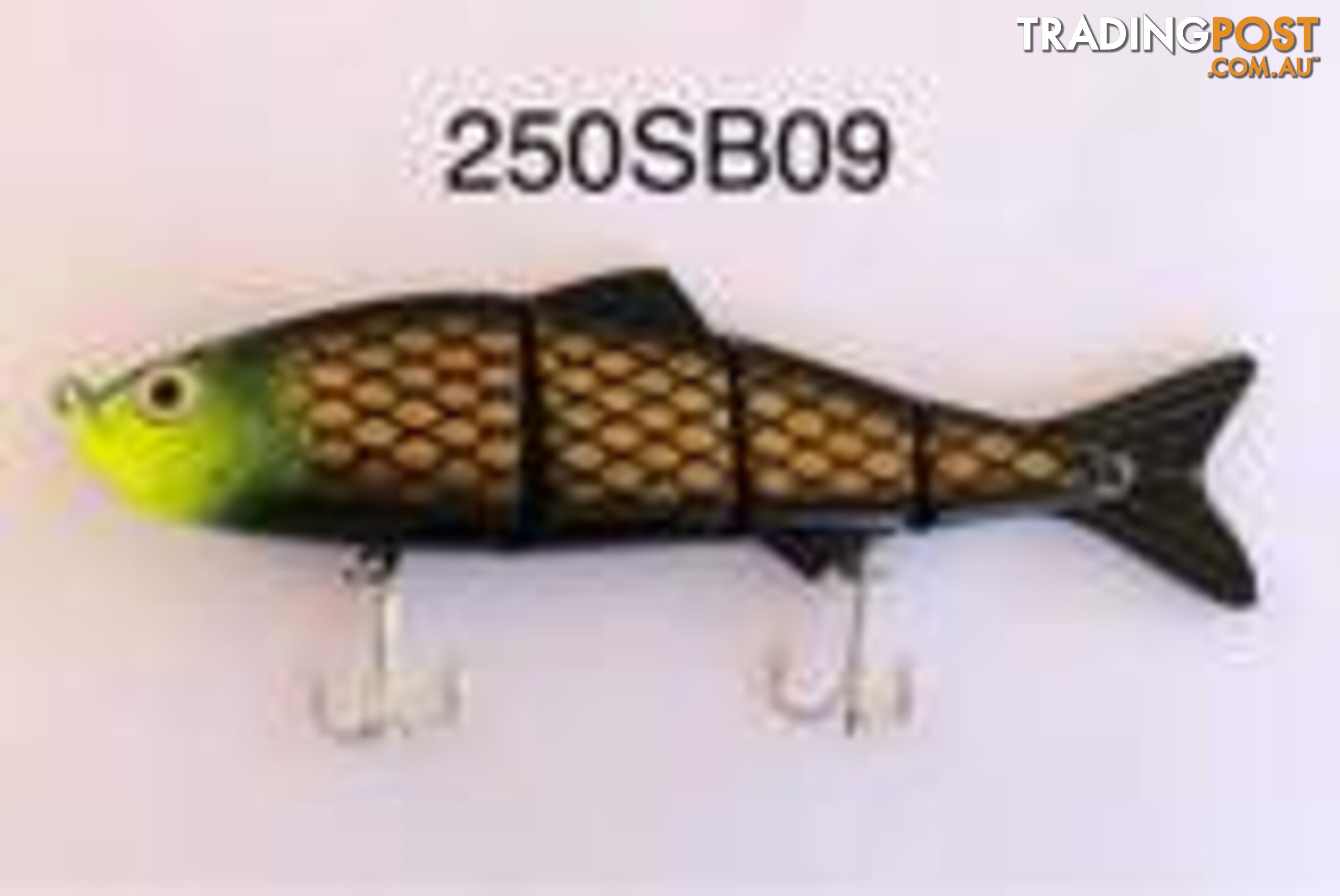 King Hit Swimbait Lure 250mm 140g - Black/Gold - 250SB09