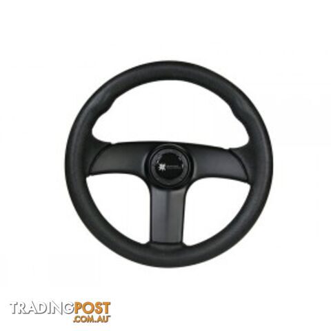 Steering Wheel - Viper Three Spoke Black PVC - 271086