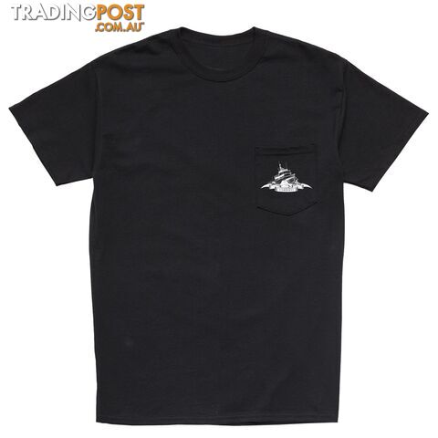 Dittmar Pocket Tee - Black - Fishworx SSPOCKETTEE-BLACK