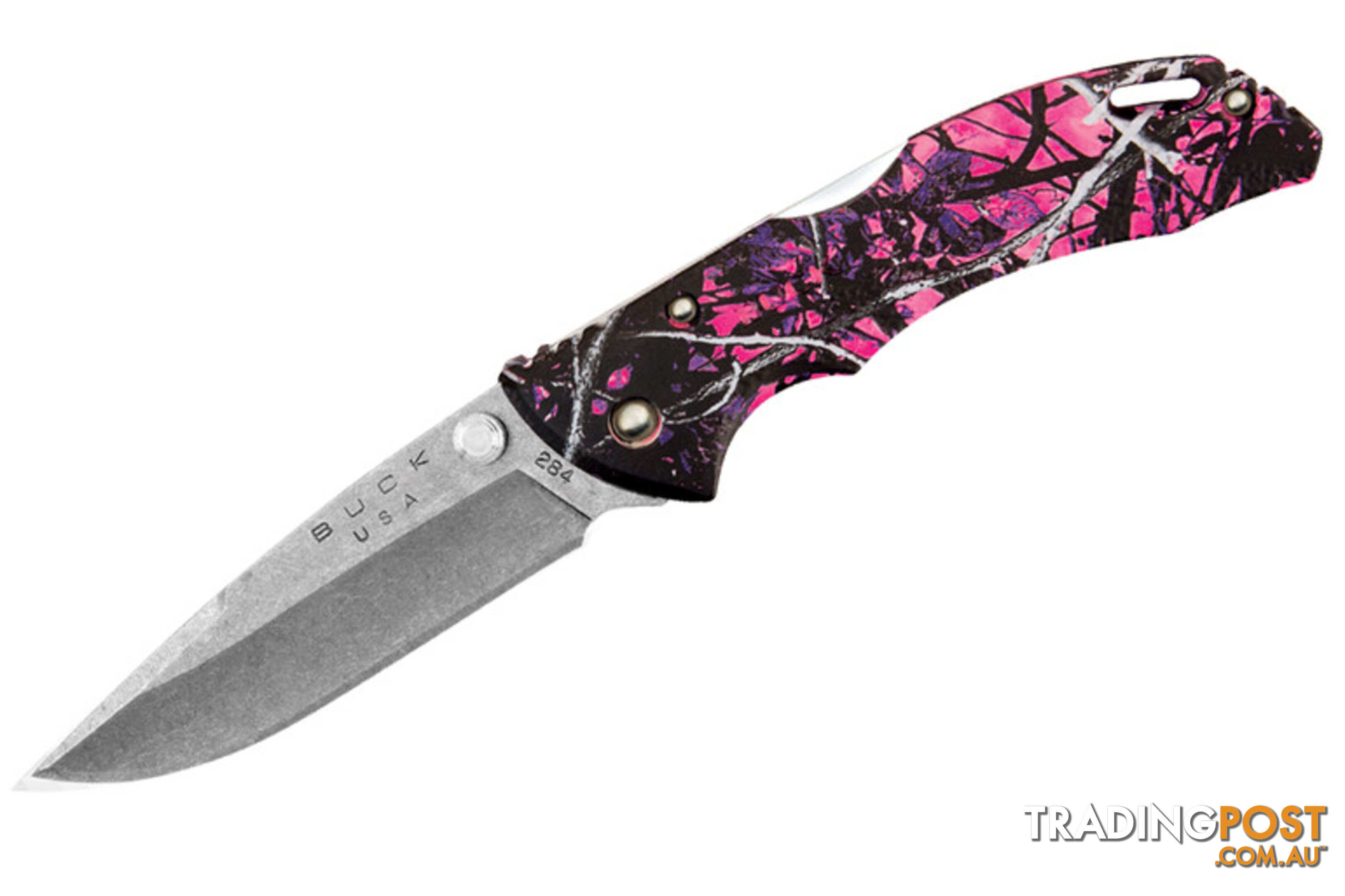 Buck 284CMS31 Bantam Muddy Girl Plain Blade - 284CMS31