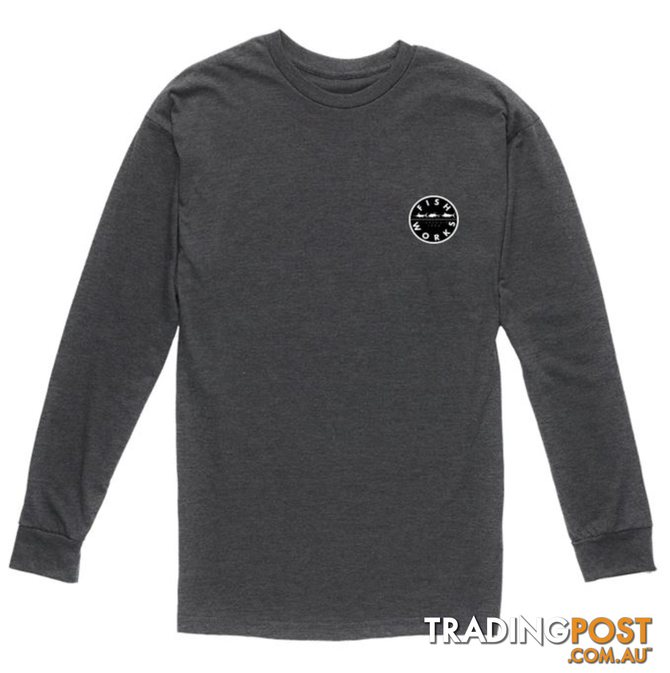 New Original Long Sleeve - Charcoal - Large - LSFXTEEL-CHARCOAL