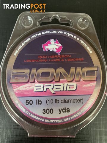 Bionic Braid 300 yrds - 50lb - AMBB30040