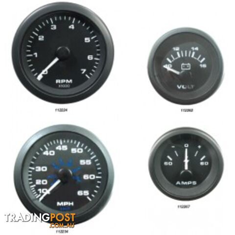 Veethree Instruments Premier Pro Domed Gauges - 112273 - Trim Gauge Honda - 112273