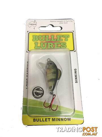 BULLET LURES MINNOW 3cm - Bullet Lures 3NAO
