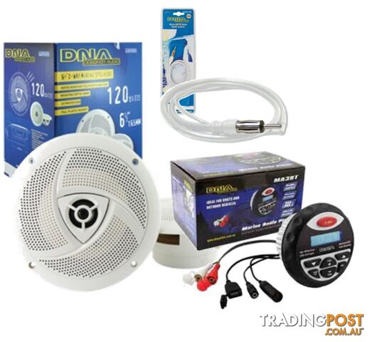 DNA MARINE AM/FM BLUETOOTH SPEAKER PACK - DNA