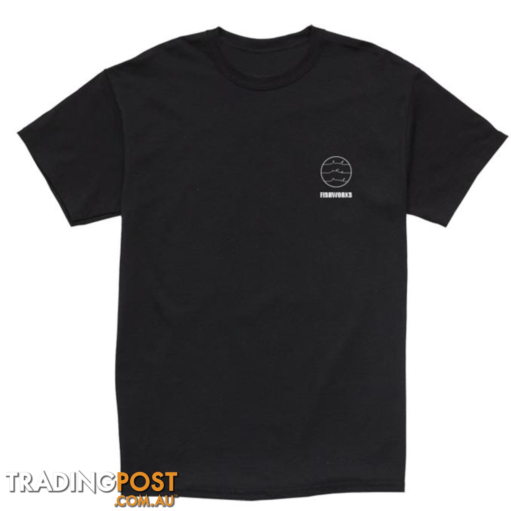 Fine Lines Tee - Black - Fishworx SSFLTEE