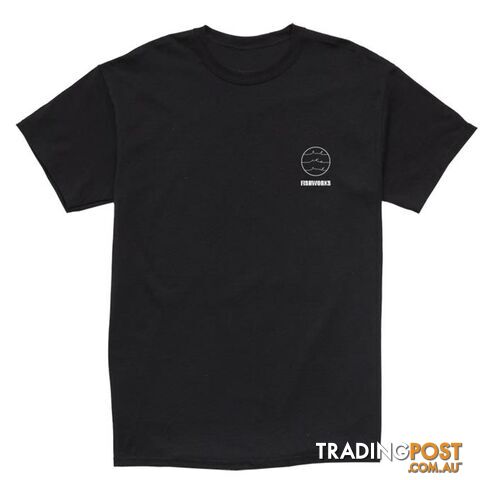 Fine Lines Tee - Black - Fishworx SSFLTEE