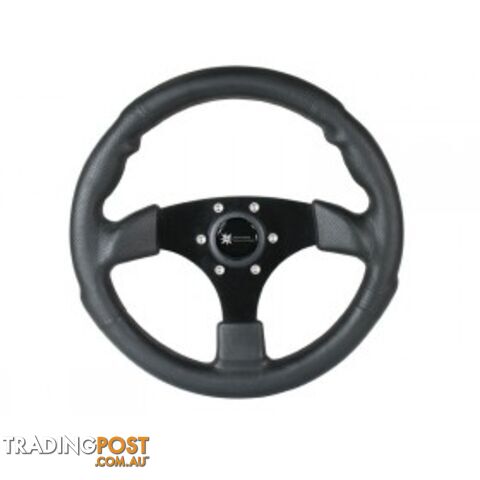 Steering Wheel - Fantasy Marine Three Spoke Aluminium - 271182