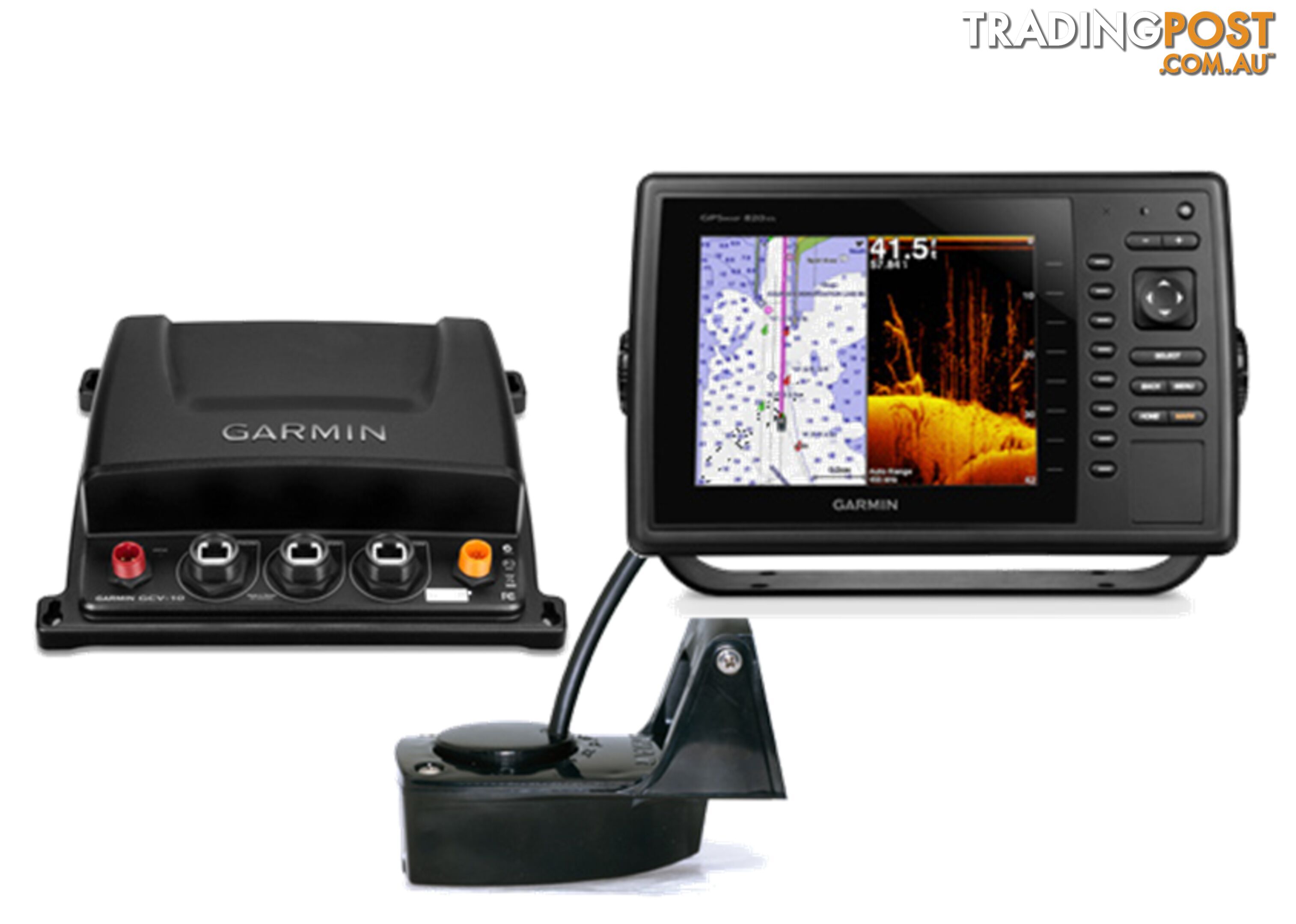 GARMIN GPSMAP 820xs /GCV 10 /AIRMAR TM150M PACK - GARMIN GAGPSMAP PACK