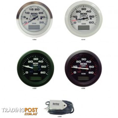 Veethree Instruments GPS Speedometer - 112238 - Premier Pro Black 0-60mph - 112238