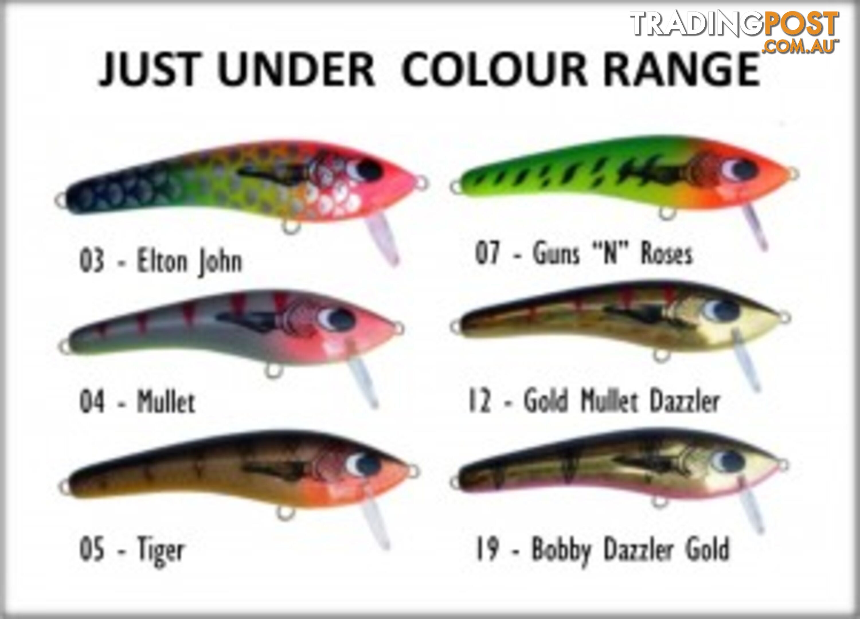 CLASSIC LURES JUST UNDERS +1 - Classic Lures 02CLJ07