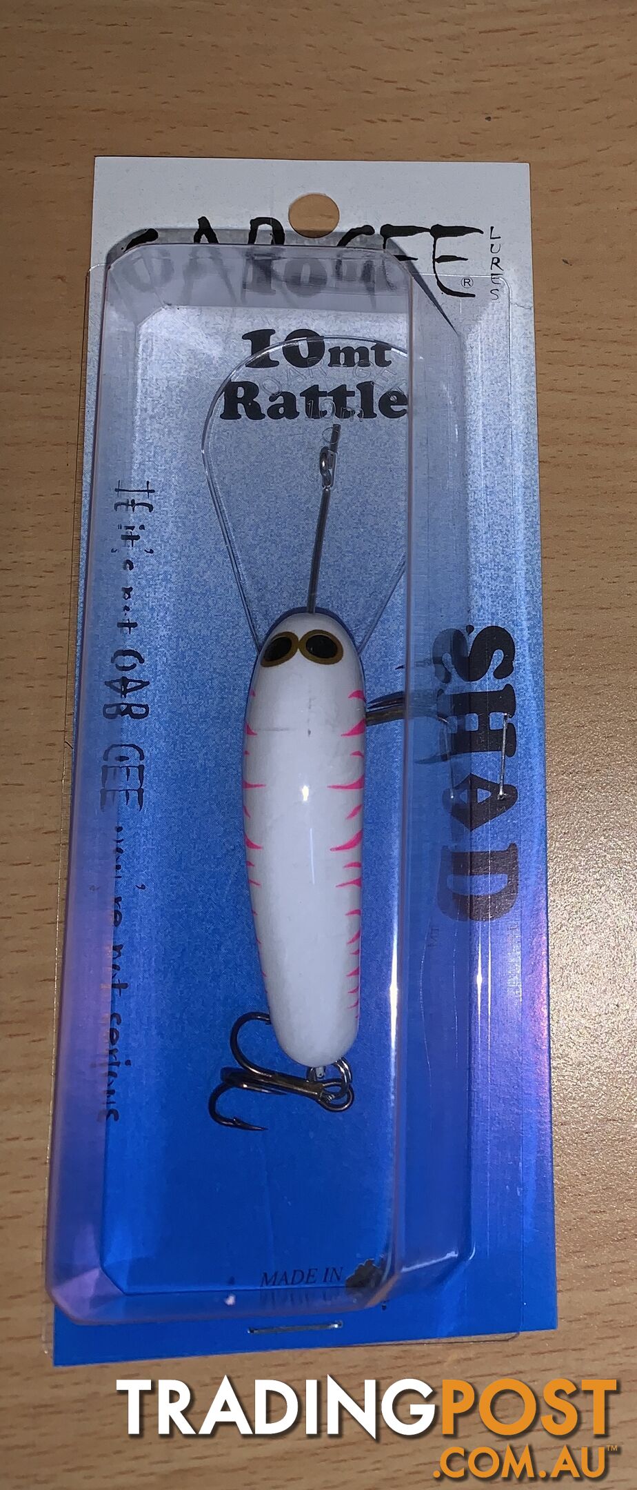 Exclusive Oar-Gee Lure colour 10 MT Rattle Shad - SHAD 10MT