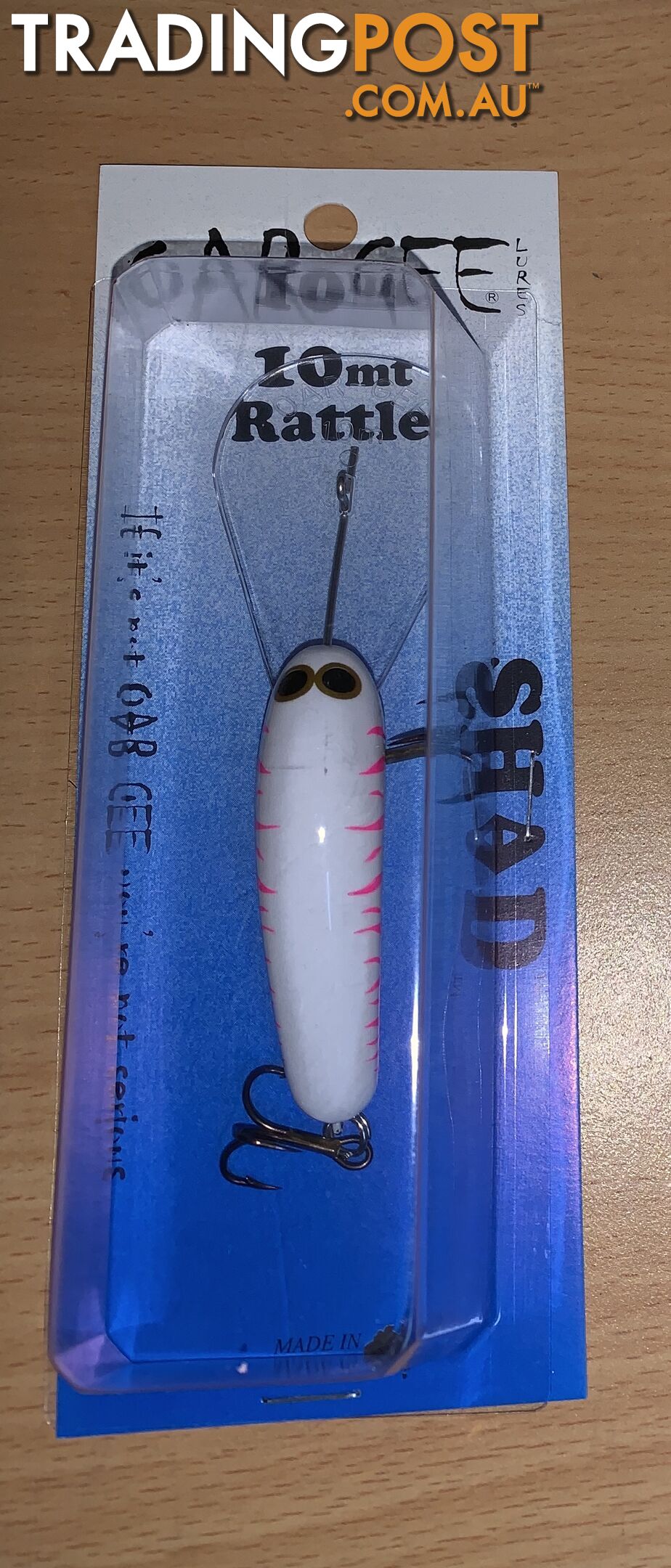 Exclusive Oar-Gee Lure colour 10 MT Rattle Shad - SHAD 10MT