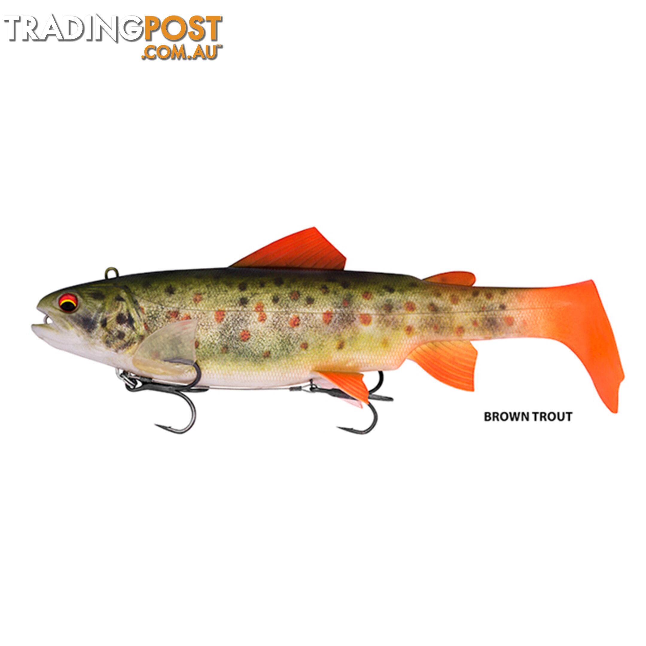 Daiwa Trout Swimbait 18 & 25cm - Brown Trout, 18cm - 58440