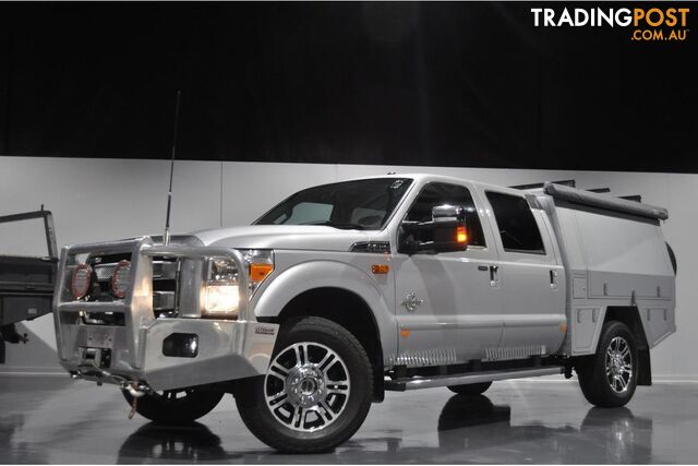 2013 FORD F350 PLATINUM UTE