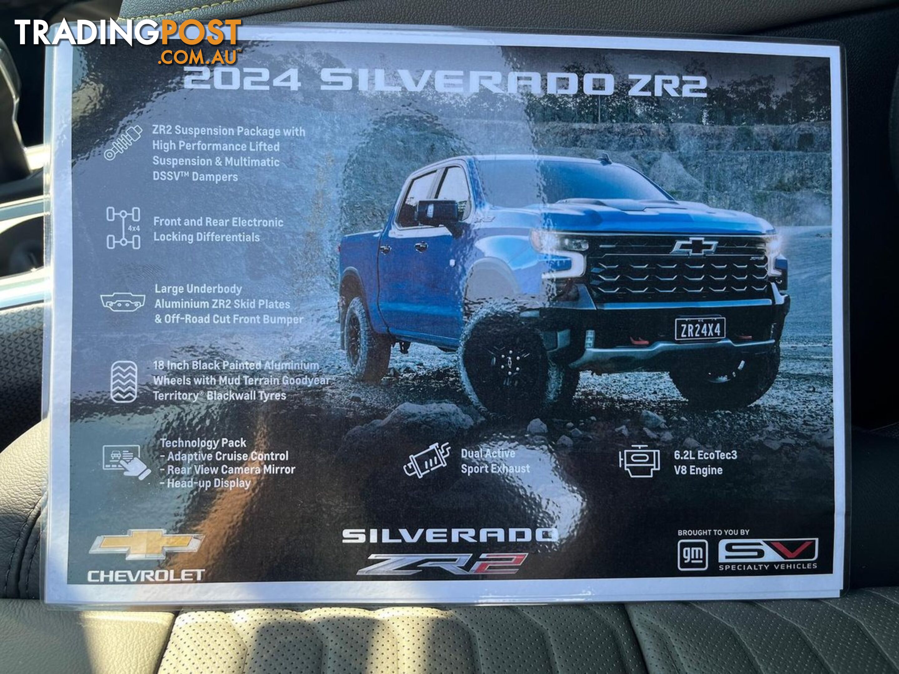 2024 CHEVROLET SILVERADO 1500-ZR2-W-TECH-PACK T1-MY24-4X4 DUAL CAB UTILITY