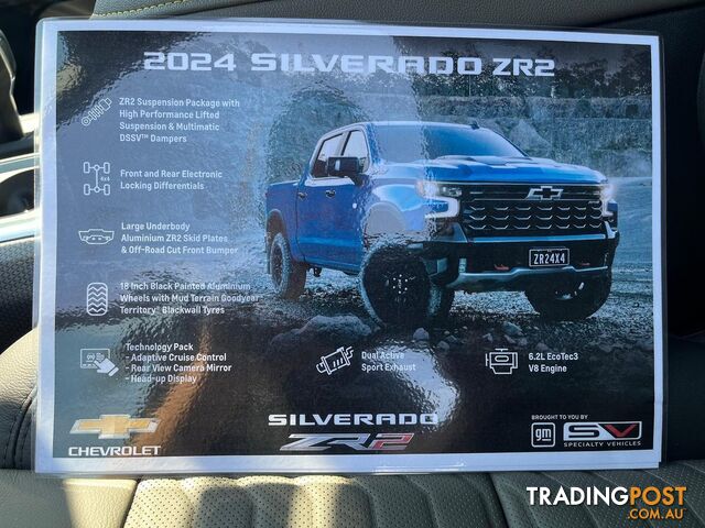 2024 CHEVROLET SILVERADO 1500-ZR2-W-TECH-PACK T1-MY24-4X4 DUAL CAB UTILITY