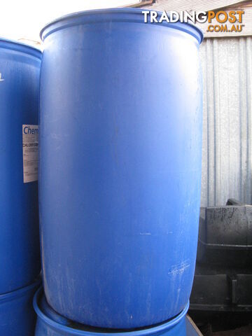 Blue Plastic Drums