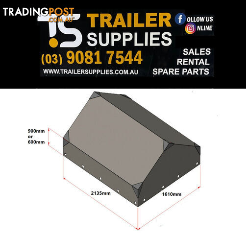 6x4x2 Trailer Canvas Cover - photo 2 of 4