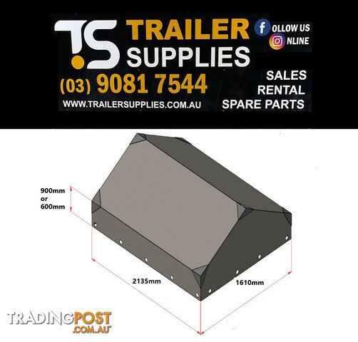 6x4x2 Trailer Canvas Cover - photo 2 of 2