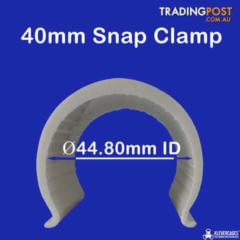 Snap Clamp - 40mm - 10cms long - SCL40