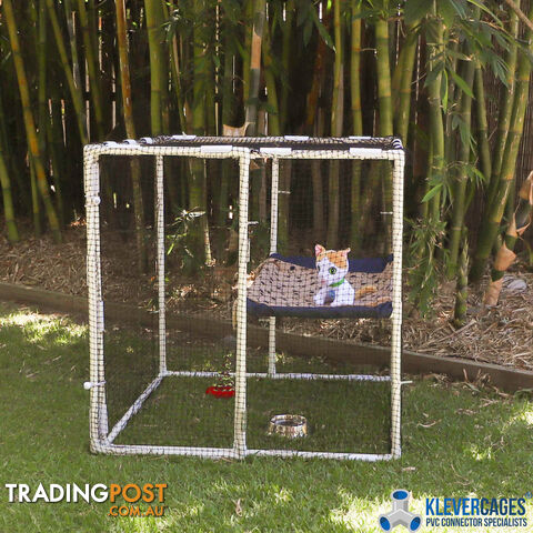 Cat/Pet Enclosure Kit - 1m x 1m x 1m (Hammock optional) - 111PCPNKIT
