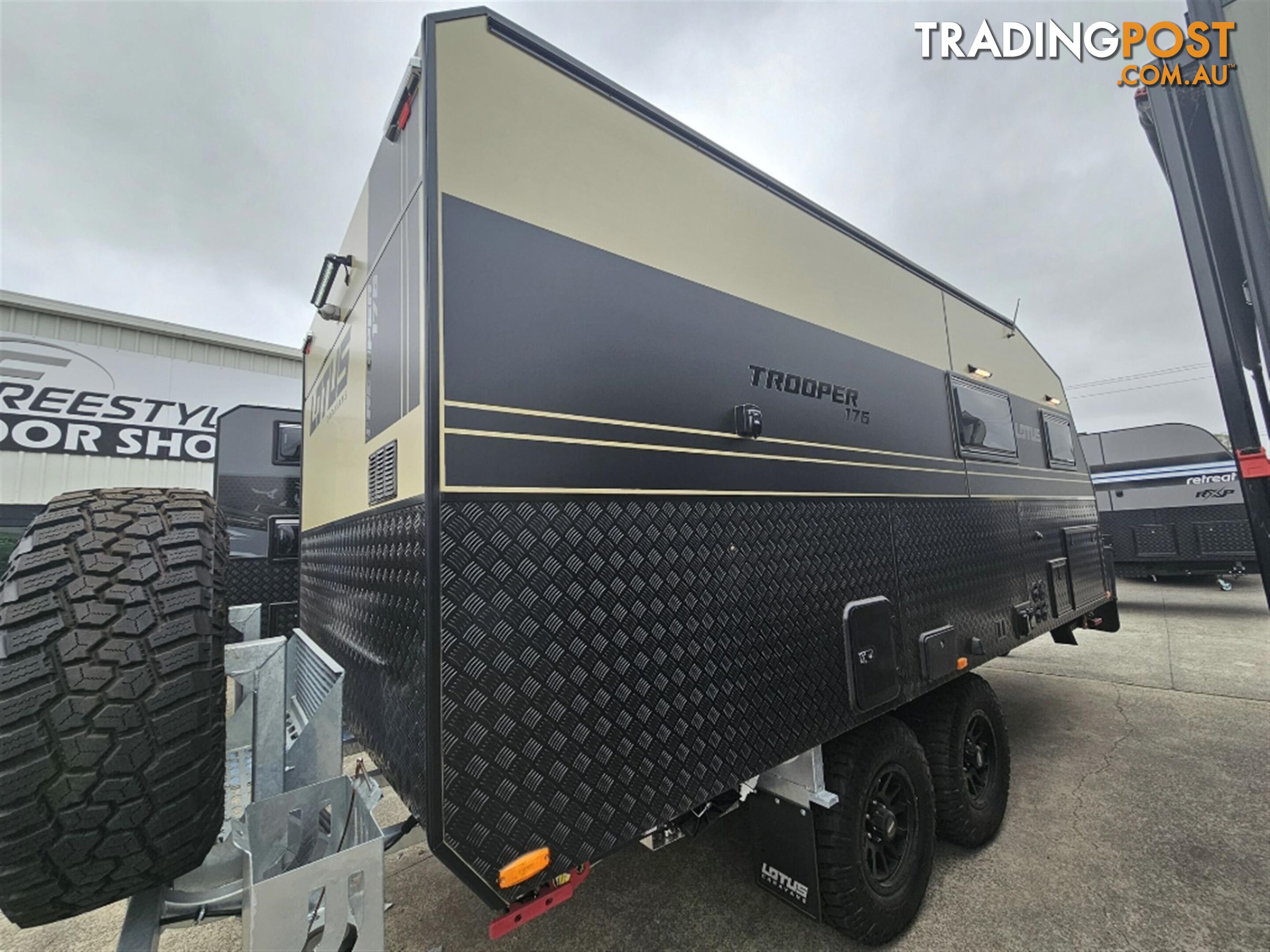 2023 LOTUS CARAVANS TROOPER CARAVAN 17'6D 2 AXLE