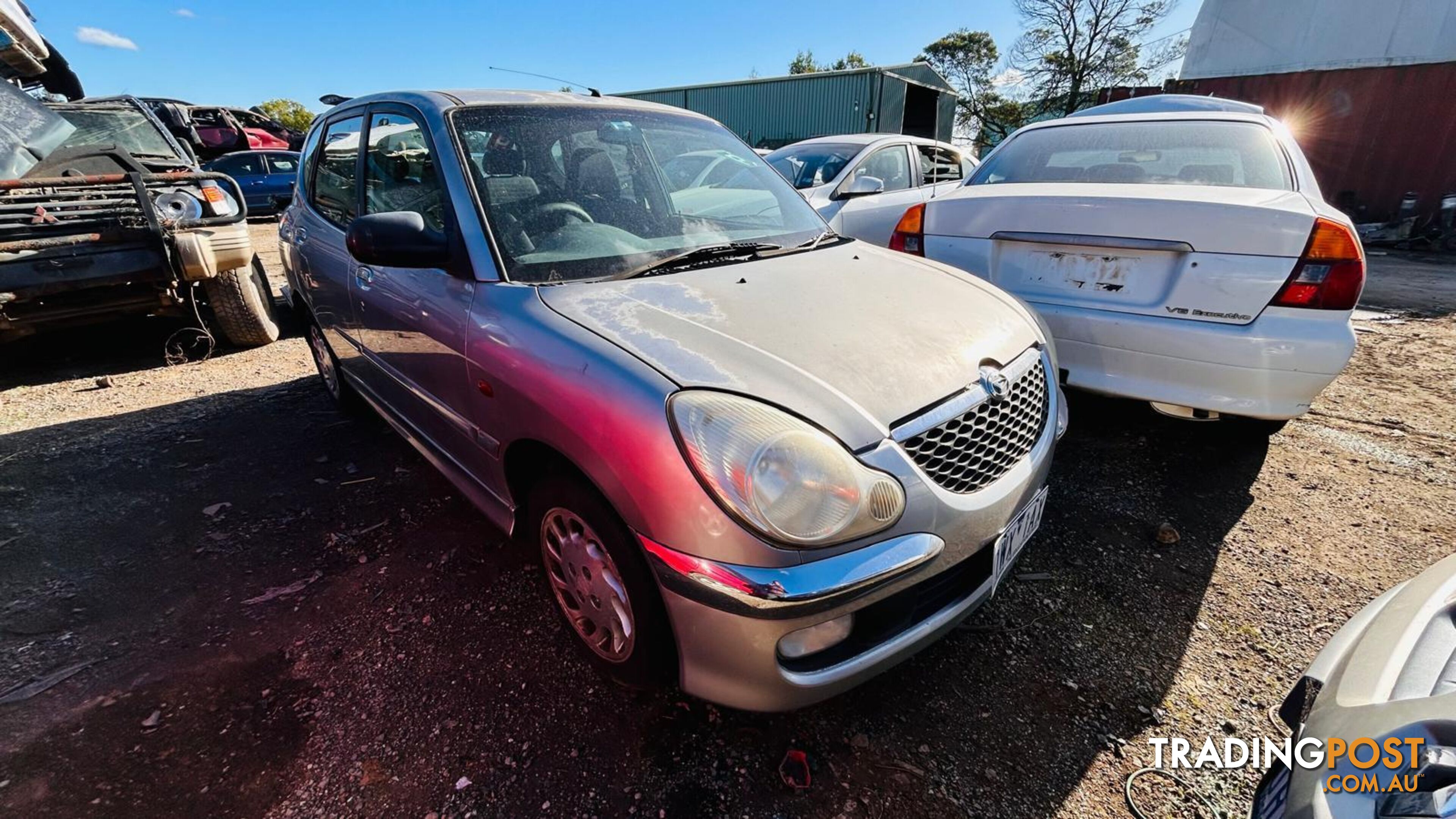 WRECKING 2002 DAIHATSU SIRION 4DOOR HATCHBACK 1.3 PETROL