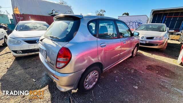 WRECKING 2002 DAIHATSU SIRION 4DOOR HATCHBACK 1.3 PETROL