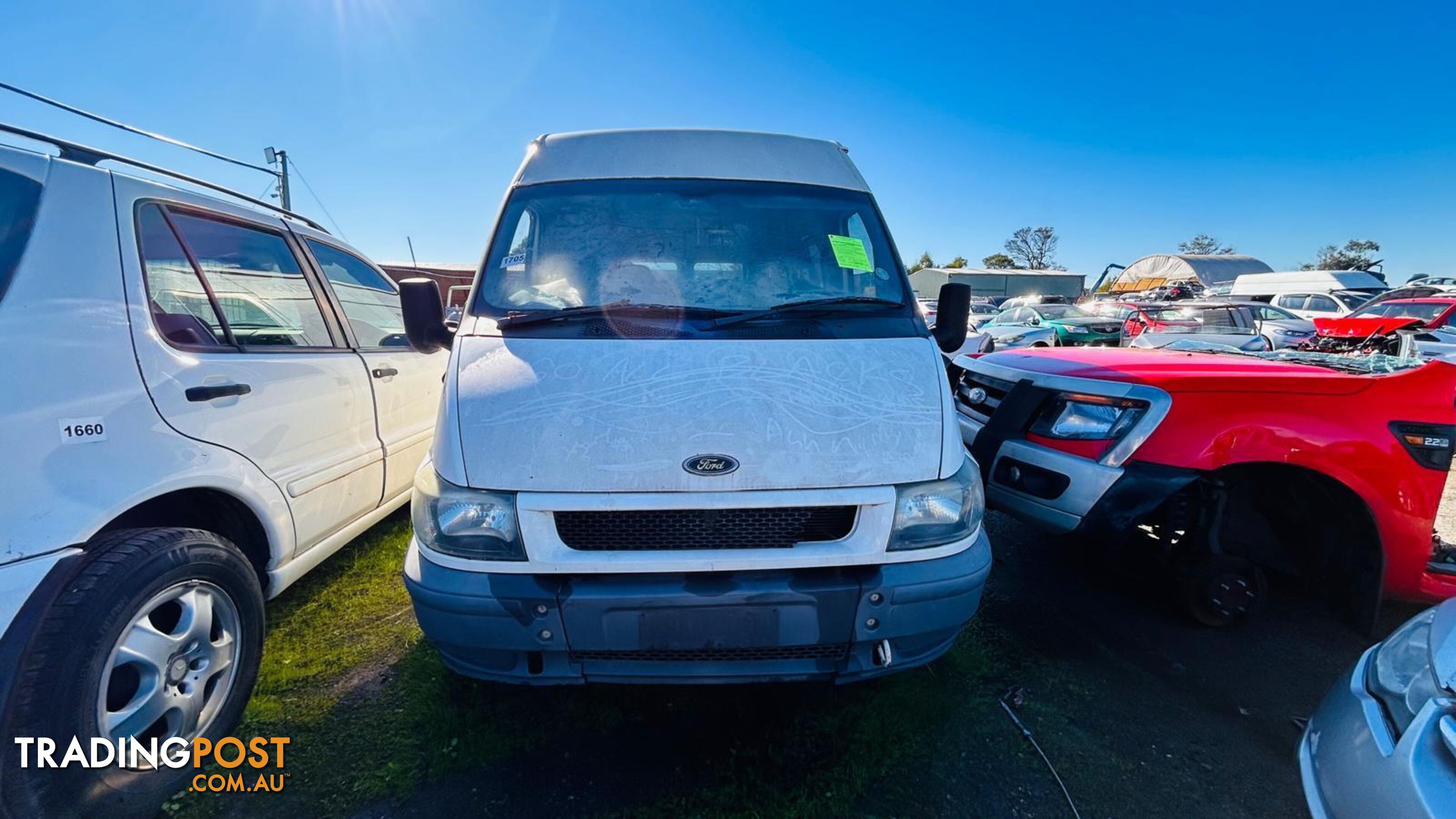 WRECKING 2007 FORD TRANSIT 2 DOOR VAN 2.4L DIESEL MANUAL