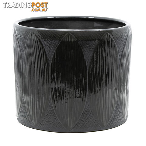 Kapok Planter Bowl - Black - 210206019NBLK