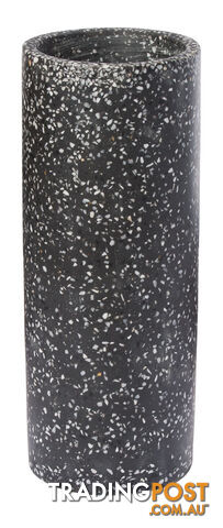 Terrazzo Vase - Black - 160203001NBLK
