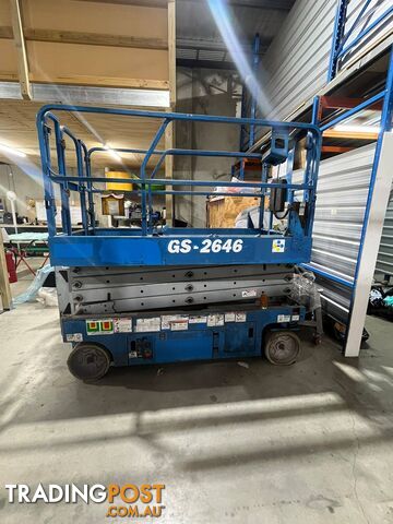 Genie GS-2646 self-propelled electric slab scissor lift
