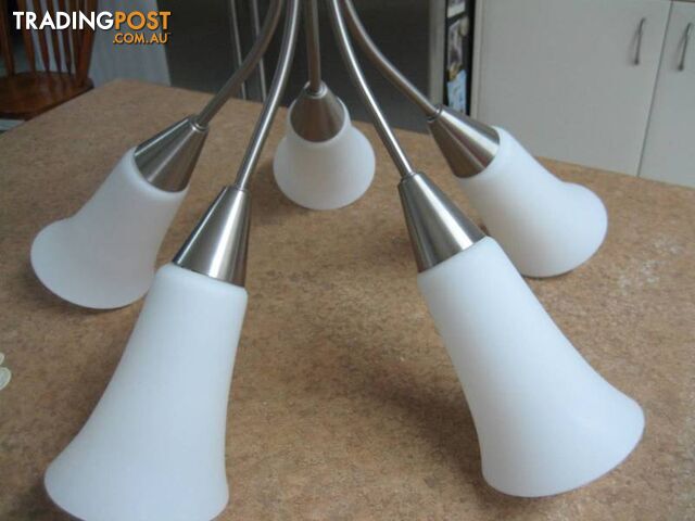 5 arm Chandeliers lamps including - photo 4 of 9