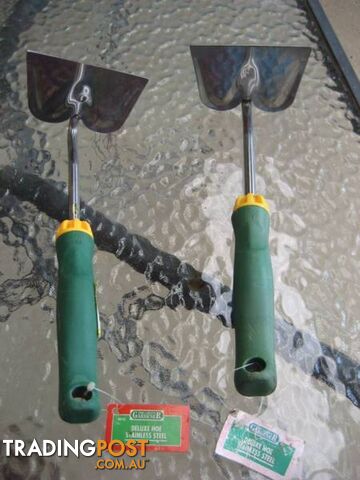 Two Deluxe Hand Hoe Stainsteel - Green Garden - photo 3 of 3