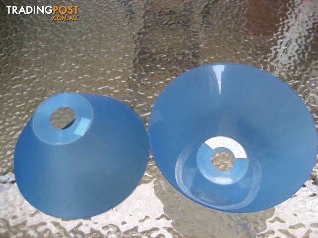 Two Blue Light 's Plastic Cone Shade $15 Both - photo 2 of 5