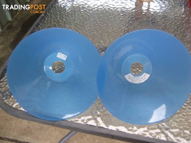 Two Blue Light 's Plastic Cone Shade $15 Both - photo 5 of 5