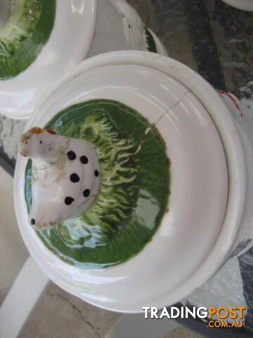 Ceramic Home Tea Coffee Sugar Canister - photo 5 of 7