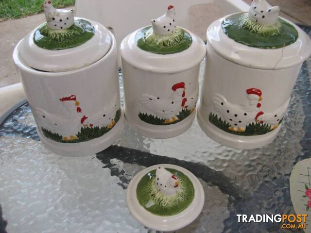 Ceramic Home Tea Coffee Sugar Canister - photo 2 of 7